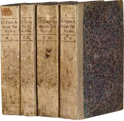 Фома Аквинский. Сумма теологии / С ком. Фомы Каэтана. В 4 т. Т. 1-4. Рим, 1569-1570. 